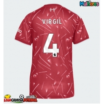 Camisa de Futebol Liverpool Virgil van Dijk #4 Equipamento Principal Mulheres 2026-27 Manga Curta